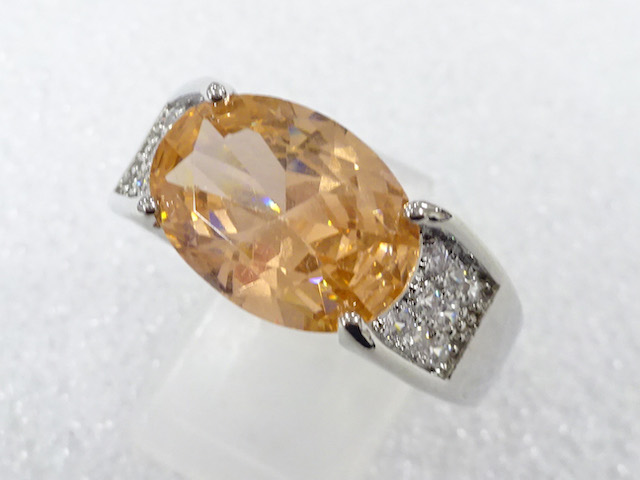 COLORED STONE FASHION RING / JP SIZE 26